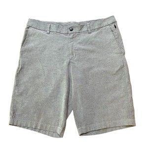 Lululemon Mens Commission Shorts Size 36 Relaxed Qwick Oxford Inseam 11” Gray
